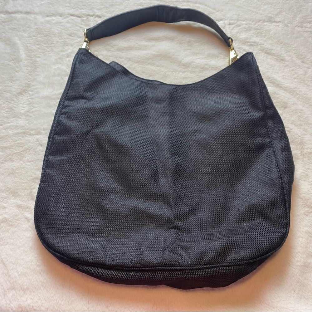 Banana Republic Black Nylon Hobo Bag